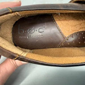 B.O.C. Born Concept Brown Leather Clogs Slip On Shoes Womens 9.5‎ M Boho Mule thumbnail 4