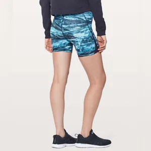 NWOT LULULEMON blue shorelines Train Times Short *6" thumbnail 6