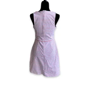 Old Navy Womens Dress Size M Pink‎ White Striped Ponte Sheath Tank Stripe NEW thumbnail 3