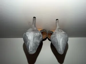 Sole society gray pumps suede  thumbnail 3