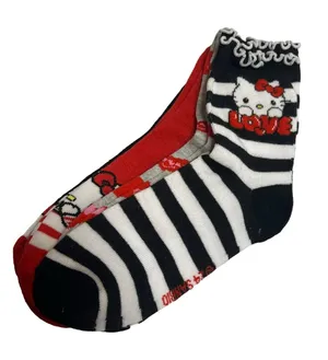 NWT Hello‎ Kitty Sanrio socks Valentine’s Day theme thumbnail 1