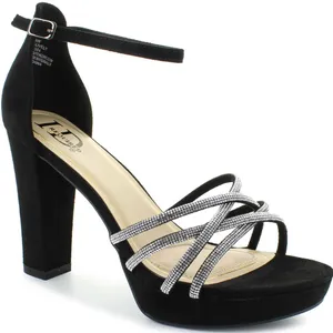 I.D. Required With Rhinestone Accents Black Size 6.5 thumbnail 1