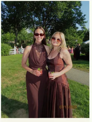 Hutch Ridge Drop Waist Maxi Dress in Chocolate thumbnail 5