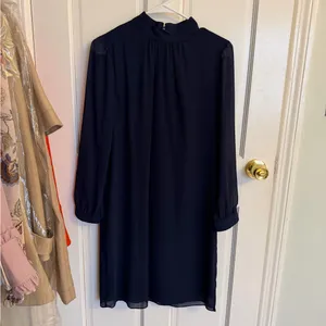 J.Crew Navy Mockneck Shift Dress - NWT!! ⭐️ thumbnail 3