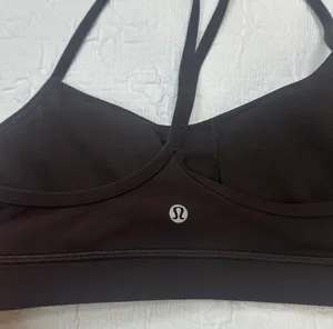 NWOT Espresso dark brown Lululemon sports bra size 8 thumbnail 2