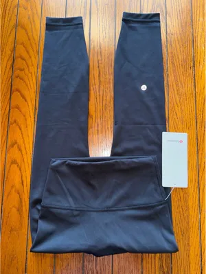Lululemon Wunder Train No Line High Rise 25” Black Size 4 NWT thumbnail 1