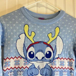Disney Blue Sweater with Character Design thumbnail 8