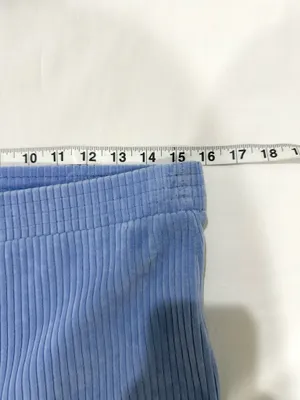 Aerie Groove On Velour Flare Pants High-Rise Ribbed thumbnail 9