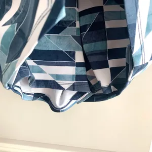 3/$15 Abercrombie & Fitch Abstract Geometric Print Skort in Blue thumbnail 3