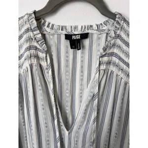 PAIGE Kaylynn Dress in Arona Multi Size‎ Medium Long Sleeve Mini thumbnail 6