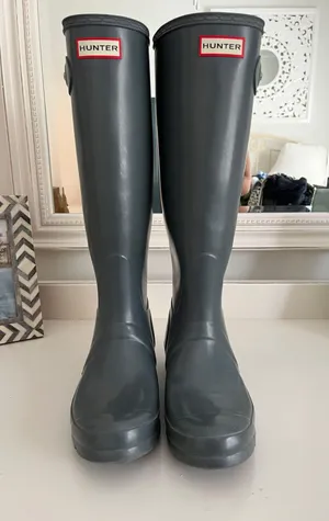 Hunter Gray Tall Rainboats thumbnail 2