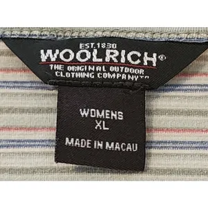 Woolrich Striped Tee Crew Neck Short Sleeve Casual Top Womens‎ XL thumbnail 3
