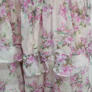 Storia Floral Pink and White Dress thumbnail 5
