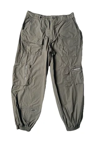Rachel Paige Olive Cargo Jogger Pants thumbnail 1