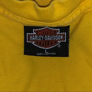 Harley Davidson yellow T-shirt thumbnail 6