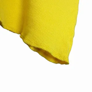 VTG Y2K Old Navy Womens Embroidered Strawberry Ribbed Lace Up Tank Size M Yellow thumbnail 6