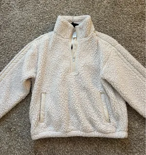Athleta Funnel Neck Sherpa Pullover thumbnail 1