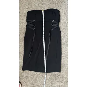 Sammi Shop XS Black Mini Dress Cut Out Edgy Goth Emo Scene Alternative thumbnail 7