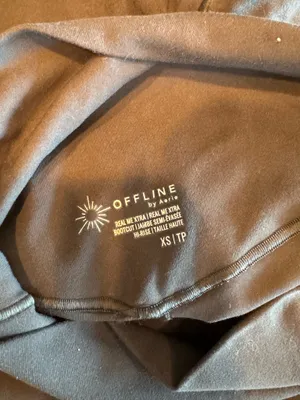 Aerie Flare Leggings Dark Grey thumbnail 3