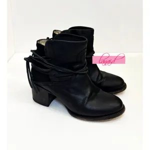 Freebird by Steven Casey Leather Distressed Suede Lace-Up Edgy Short Ankle Boots Booties 8 thumbnail 11