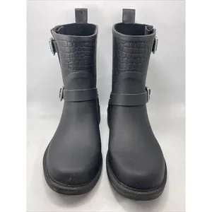 Sam Edelman Keigan Boots Croc Embossed Size 7M Waterproof thumbnail 5