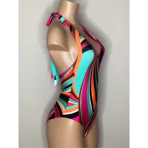 New. Trina Turk plunge reversible swimsuit. 14. Retails $172 thumbnail 5