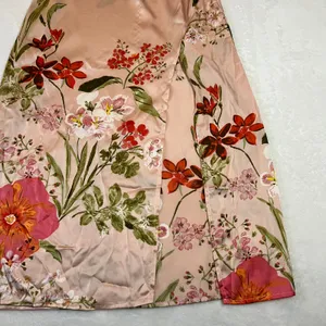 NEW Lulus Remarkable Entrance Pink Floral Print Satin Midi Dress Size S Party thumbnail 10