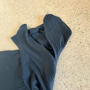 zara jumpsuit. navy thumbnail 3