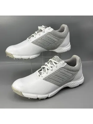 Adidas Tech Response Golf Shoes Womens 8 White Gray Sneakers Athletic BD7147 thumbnail 2