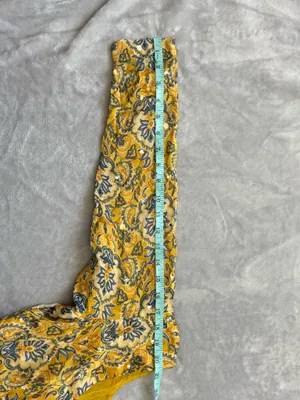 Yellow Kameez with Trouser Suit Size XS thumbnail 5
