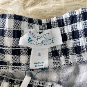 NWT Market & Spruce Lena Drawstring Linen Shorts Size M thumbnail 3