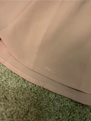 SHEIN Light Blush V-Neck Mini Dress with Flutter Sleeves thumbnail 4