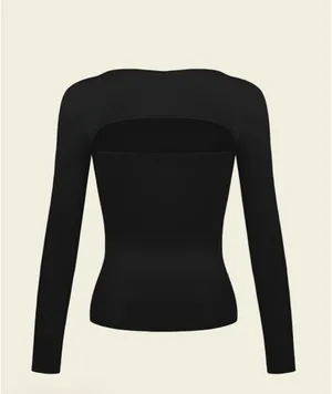 Long Sleeve Shrug Bolero and Tube Top thumbnail 4