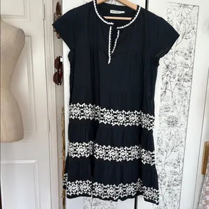 Roller Rabbit Pamela embroidered tiered dress thumbnail 2