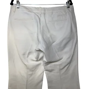Gap Hip Slung Fit Trousers Off-white‎ Cotton Linen Wide Leg Pants 8 Regular thumbnail 12