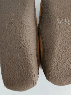L.L.Bean Brown Suede Flannel Lined Slippers Size 7 thumbnail 8