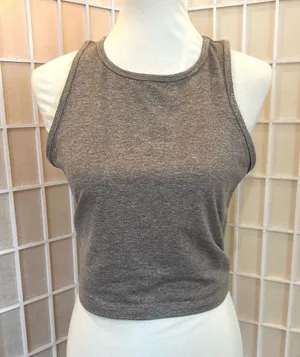 Zobha Heather Gray Sleeveless Tank Top, size L thumbnail 1