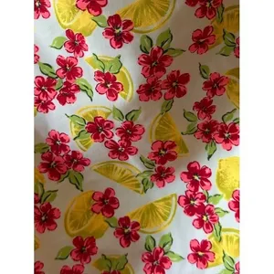 Amy Matto Floral Lemon‎ Print Mini Dress XS Euro Summer Coquette Y2K thumbnail 8