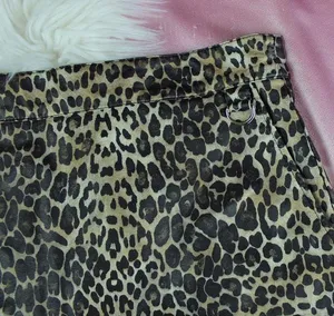 Forever 21 leather-like leopard print mini skirt thumbnail 7