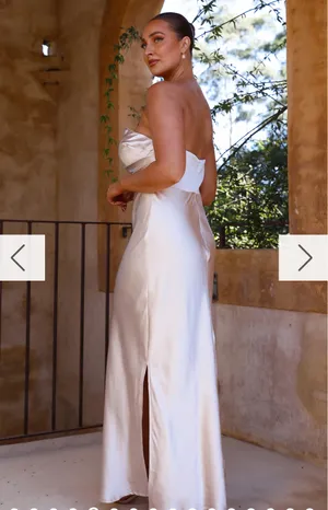 Billy J Valerie Dress Strapless Champagne thumbnail 2