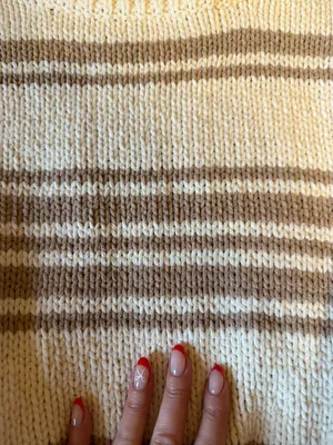Cropped Sweater Tan Size M thumbnail 3