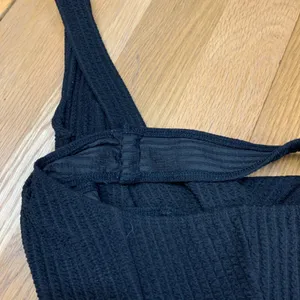 ASTR The Label Black Ribbed Underwire Sweetheart Bodysuit ACT15936‎ Womens Small thumbnail 5