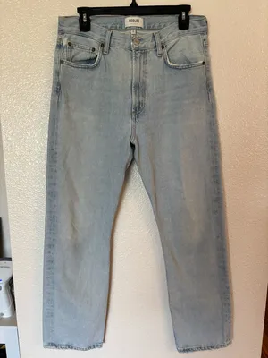 AGOLDE 100% Organic Cotton Mia Jeans in Scene thumbnail 3