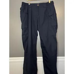 5.11 Tactical Pants Womens 20 Long Blue Cargo Elastic Waist Work Pockets thumbnail 2