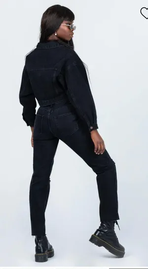 NWT  Black High-Waisted Jeans thumbnail 3