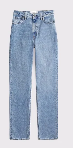Abercrombie 90s High-Rise Straight Ultra High Rise thumbnail 1