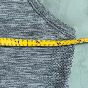 Lululemon Grey‎ Swiftly Tank Top Size 4 EUC thumbnail 3