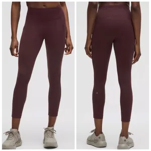 Lululemon Speed Up Tight 25 Womens 8 Purple Running Leggings Luxtreme Pockets thumbnail 2