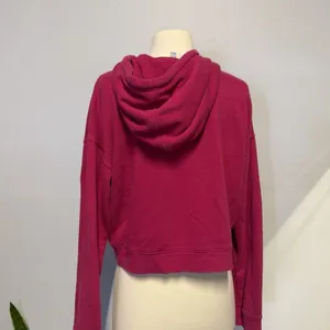Adidas Women's Essentials Fleece‎ Hoodie Pink/ black Small thumbnail 5