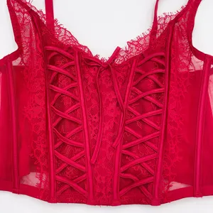 Victoria's Secret Dream Angels Unlined Lace Up Corset Size Small DD Fairycore thumbnail 4